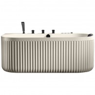 Laisvai pastatoma prie sienos montuojama SPA vonia su hidromasažu AMUE-A005C 170x80x63 cm