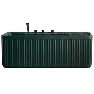 Laisvai pastatoma prie sienos montuojama SPA vonia su hidromasažu AMUE-D005MG 170x75x60 cm