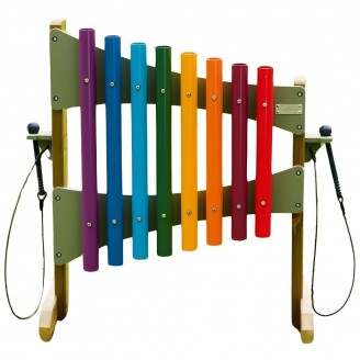 Laisvai pastatomos muzikinės lėkštės spalvotos vaikams – 95 cm MASTERKIDZ