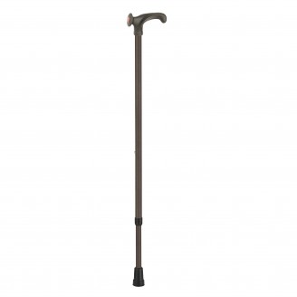 Lazdelė paminkštinta anatomine rankena kairiarankiui, ruda