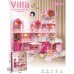 Lėlių namelio vila su priedais ir lėlėmis, 296 vnt. WOOPIE