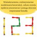 Magnetiniai konstruktoriaus kaladėlės 3D 128 vnt. XXL WOOPIE