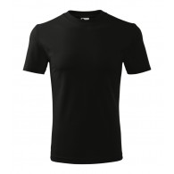 Marškinėliai unisex MALFINI Classic 101 Black, 160g/m2