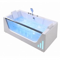 Masažinė vonia AMUE Bella su hidromasažu ir Bluetooth sistema, 170x80x60 cm