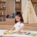 Medinė dėlionė Montessori 2 viename augalinės figūrėlės VIGA