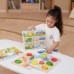 Medinė dėlionė Montessori 2 viename augalinės figūrėlės VIGA