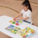 Medinė dėlionė Montessori 2 viename augalinės figūrėlės VIGA