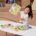 Medinė dėlionė Montessori 2 viename figūrėlių ūkis VIGA