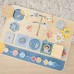 Medinė edukacinė lenta Astronauto erdvėlaivis TOOKY TOY Montessori