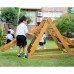 Medines žaidimų aikštelės XL Montessori laipiojimo kopėčių komplektas CLASSIC WORLD EDU