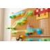 Medinis edukacinis STEM stalas su STEM WALL priedais – 359 dalių rinkinys MASTERKIDZ
