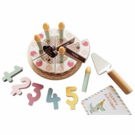 Medinis gimtadienio tortas su ropių žvakėmis TOOKY TOY