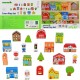 Medinis pastatų ir figūrėlių rinkinys „Miestas“ TOOKY TOY