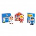 Medinis pastatų ir figūrėlių rinkinys „Miestas“ TOOKY TOY