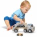Medinis Vilkikas Su Žaisliniais Automobiliais VIGA PolarB Montessori