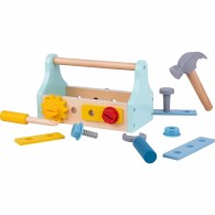 Medinių įrankių dėžių rinkinys, 18 vnt. TOOKY TOY