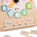 Meškiuko laikrodis, edukacinis, 3 viename, laiko skaičiavimo ir datos mokymosi CLASSIC WORLD Montessori