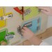 Mokymosi atidaryti ir uždaryti spynas sieninė manipuliavimo lenta MASTERKIDZ