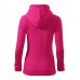 Moteriškas džemperis MALFINI Trendy Zipper 411 Magenta, 300 g/m²
