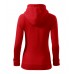 Moteriškas džemperis MALFINI Trendy Zipper 411 Red, 300 g/m²