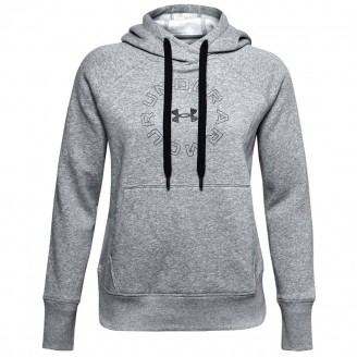 Moteriškas Džemperis Under Armour Rival Fleece Metallic Hoodie 1356323 035