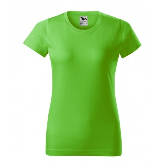 Moteriški Marškinėliai MALFINI Basic 134 Apple green, 160g/m2