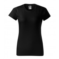 Moteriški Marškinėliai MALFINI Basic 134 Black, 160g/m2