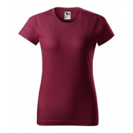 Moteriški Marškinėliai MALFINI Basic 134 Garnet, 160g/m2