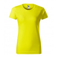 Moteriški Marškinėliai MALFINI Basic 134 Lemon, 160g/m2