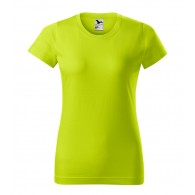 Moteriški Marškinėliai MALFINI Basic 134 Lime punch, 160g/m2