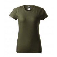 Moteriški Marškinėliai MALFINI Basic 134 Military, 160g/m2
