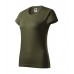 Moteriški Marškinėliai MALFINI Basic 134 Military, 160g/m2