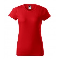 Moteriški Marškinėliai MALFINI Basic 134 Red, 160g/m2