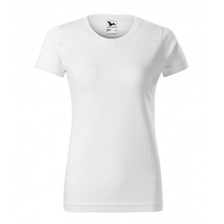 Moteriški Marškinėliai MALFINI Basic 134 White, 160g/m2