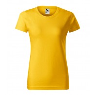 Moteriški Marškinėliai MALFINI Basic 134 Yellow, 160g/m2