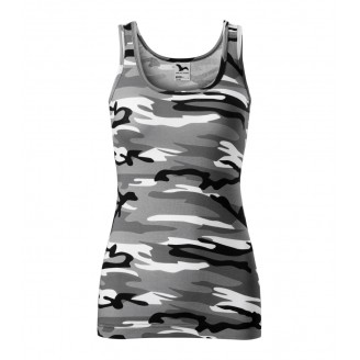 Moteriški Marškinėliai MALFINI Camo Triumph 180 g/m² Camouflage gray