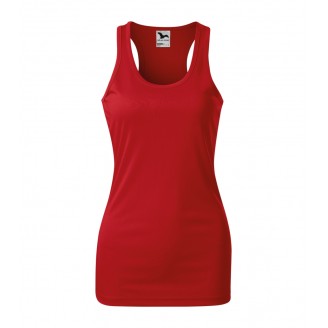 Moteriški Marškinėliai MALFINI Racer Red, 130 g/m²