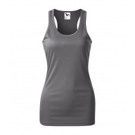 Moteriški Marškinėliai MALFINI Racer Steel gray, 130 g/m²