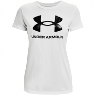 Moteriški Marškinėliai Under Armour Live Sportstyle Graphic White SSC 1356305 102