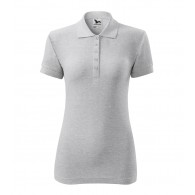 Moteriški Polo Marškinėliai MALFINI Cotton Ash melange, 170 g/m²