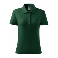 Moteriški Polo Marškinėliai MALFINI Cotton Dark green, 170 g/m²