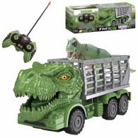 Nuotolinio Valdymo Automobilis Dinozauras Žalias + Figūrėlė WOOPIE