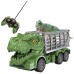 Nuotolinio Valdymo Automobilis Dinozauras Žalias + Figūrėlė WOOPIE