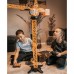 Nuotolinio valdymo kranas 103 cm Nuotolinio valdymo sunkvežimis-ekskavatorius + 4 priedai. WOOPIE