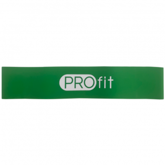 Pasipriešinimo Guma Profit Mini Band 50cm x 5cm x 1,3mm, žalia
