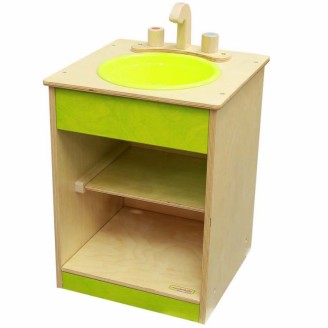 Pastelinių spalvų spintelė su kriaukle MASTERKIDZ