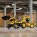 Pedalinis traktorius-ekskavatorius-kaušas-priekaba nuo 2 metų FALK KOMATSU