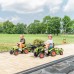 Pedalų traktorius su priekaba ir garso signalu nuo 2 metų amžiaus. FALK Žalias Claas