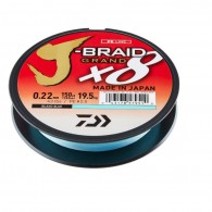 Pintas valas Daiwa J-Braid Grand X8 Blue, 135 m - 0,20mm