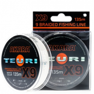 Pintas valas Teuri X9 White 135m, 0.15mm, 10.5kg